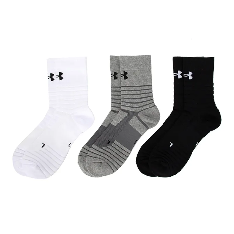Under Armour Mid Calf Socks Unisex 6 Pack-1