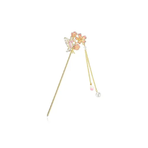 CAROMAY Hairpins Women's Champagne Gold