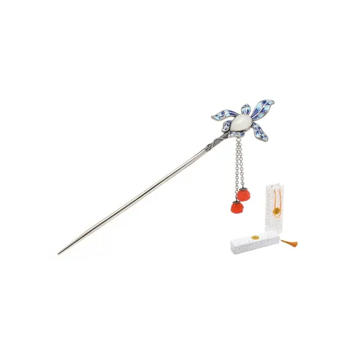 FREE RABBITⅡ Hairpins Women's Enamel Lotus Hairpin