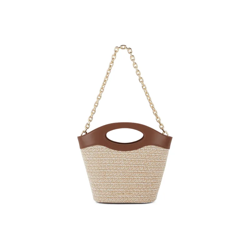 CHARLES&KEITH Raffia One Shoulder Handbag Women's Multi Composite Color-0