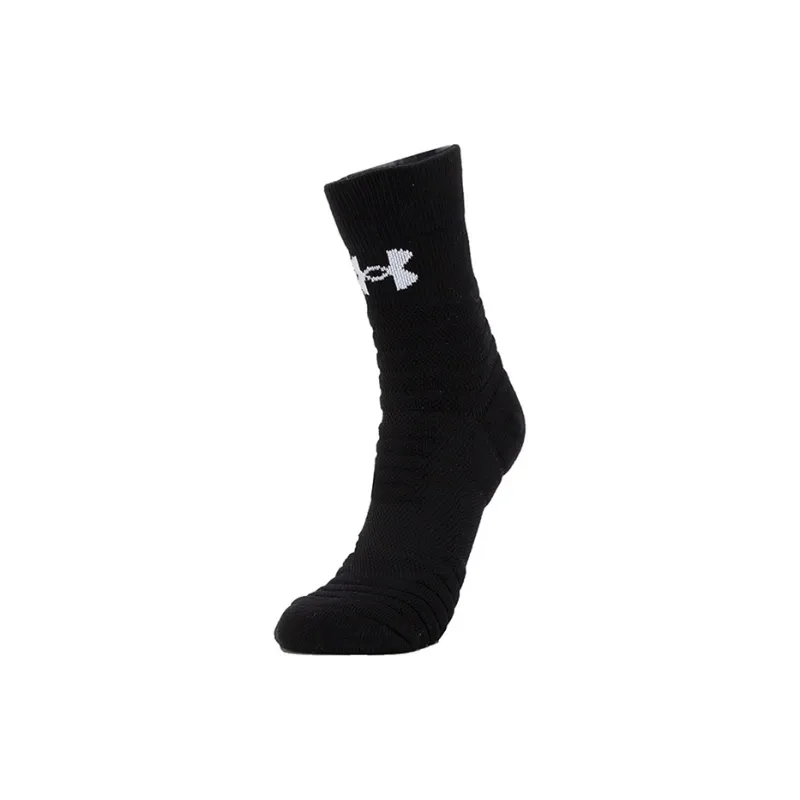 Under Armour Mid Calf Socks Unisex 6 Pack Black-3