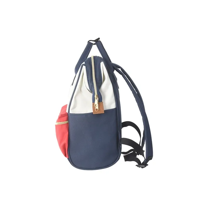 SURELAPTOP Oxford Mommy Bag, Backpack Regular Women's Beige Red Blue-10