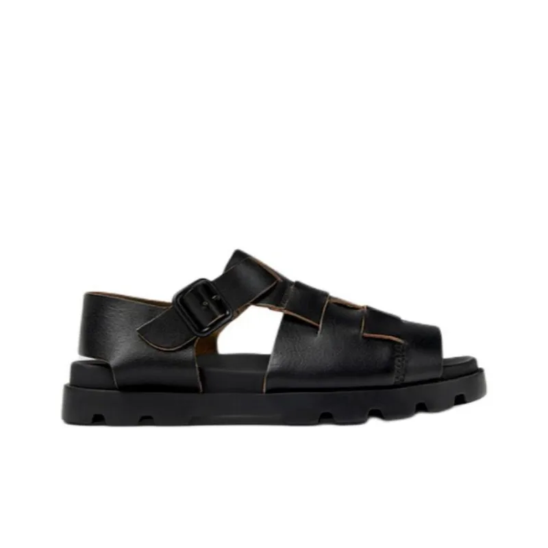 CAMPER Merco Woven Leather Sandals-1