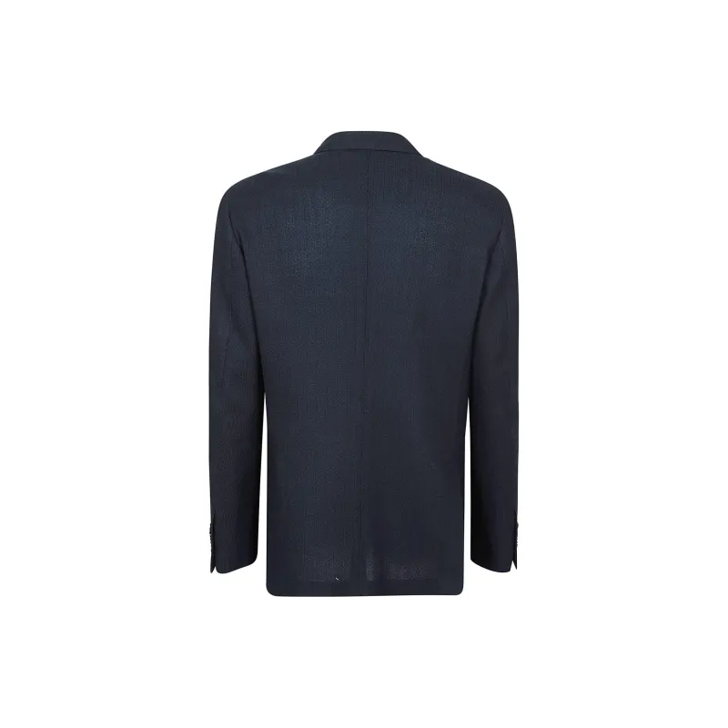 LARDINI Brooch detail Double breasted Blazer-1