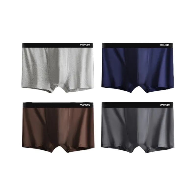 H YXIANG Underpants Men's 4 Pack-5