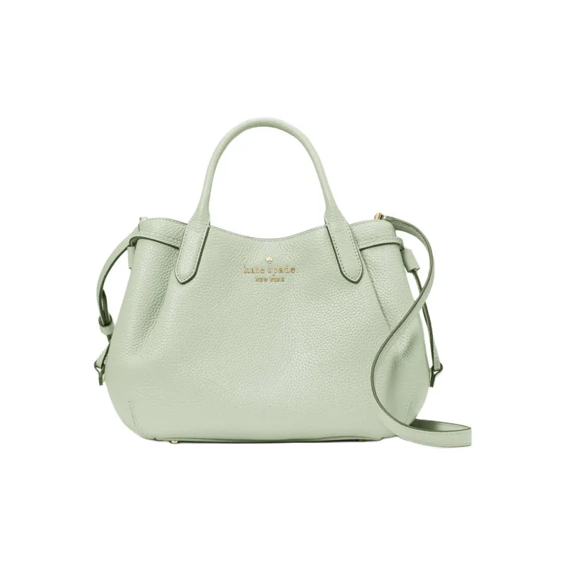 Kate Spade Litchi Grain Leather Handbag Shoulder Bag Crossbody Bag Small Size Women's Light Olive-0