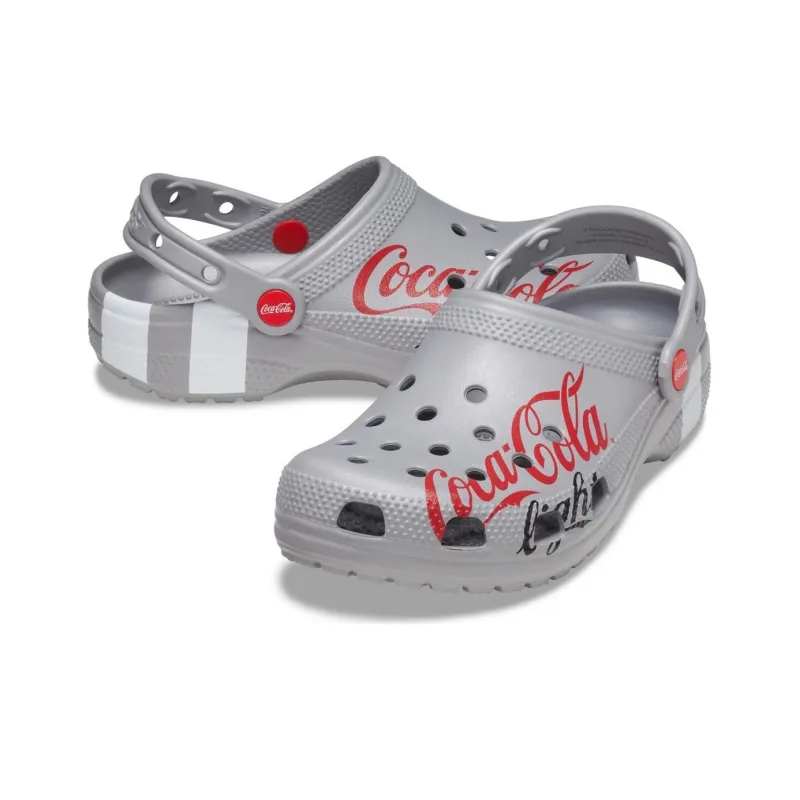 Coca Cola x Crocs Classic CgII Clogs Unisex Gray-3