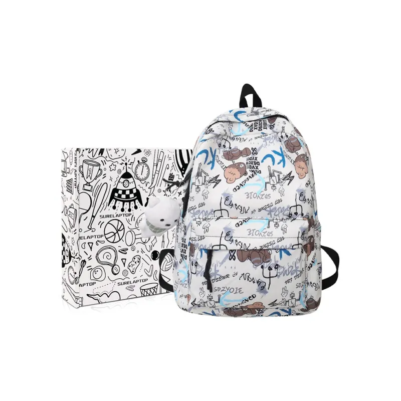 SURELAPTOP Nylon Backpack Regular Unisex Multicolor-15