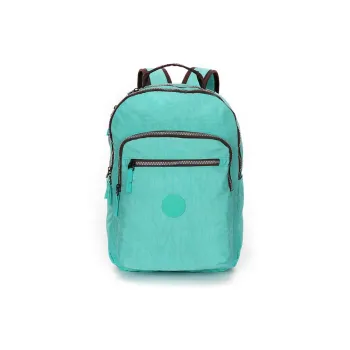 SUISSEWIN Polyester Students' Laptop Backpack Regular Unisex Green/Black/Rose Red