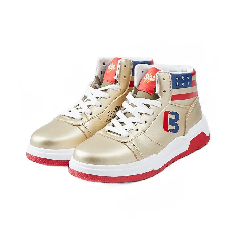 BEAR UNION Cushioning Anti Slip Wear Resistant Water Resistant Coverage High Top Basketball Shoes Unisex-2