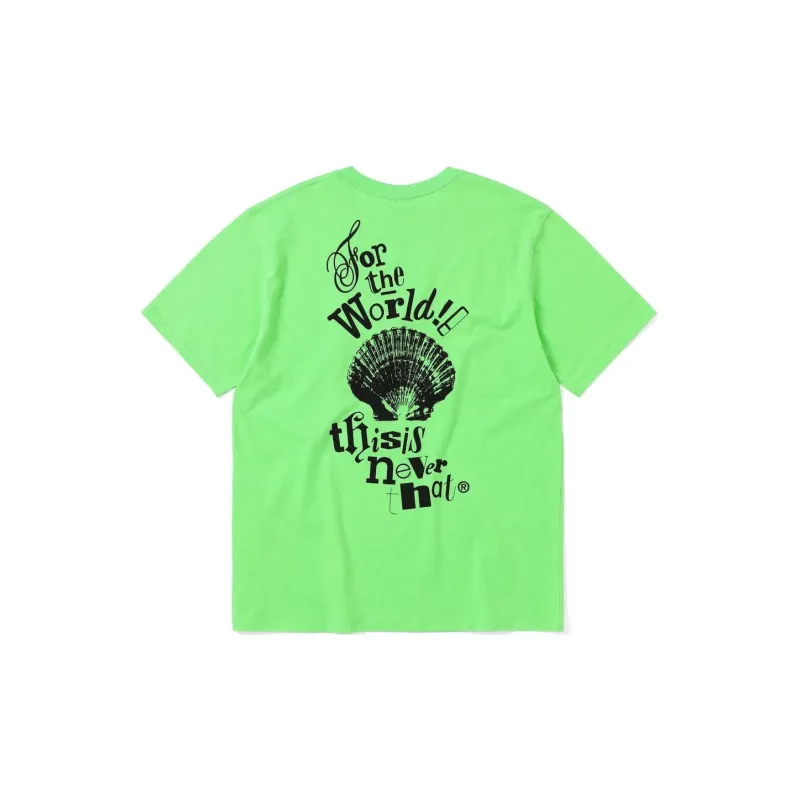 Thisisneverthat SS24 T Shirt Unisex Light Green-1