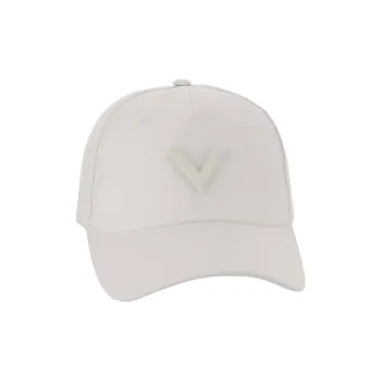 Valentino Cotton Baseball Caps Men's White