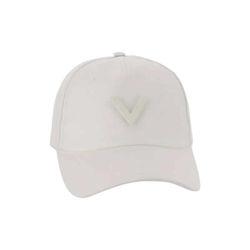 Valentino Cotton Baseball Caps Men's White-0