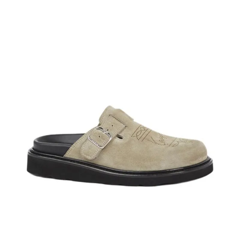 KENZO LOGO Slip Resistant Closed Toe Slippers Women's Beige-1