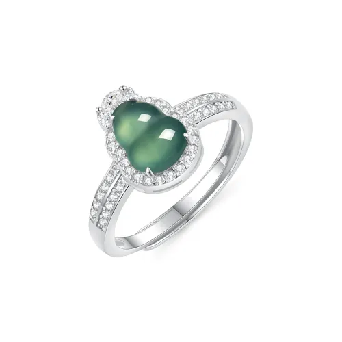 North Cain Jadeite Rings Unisex