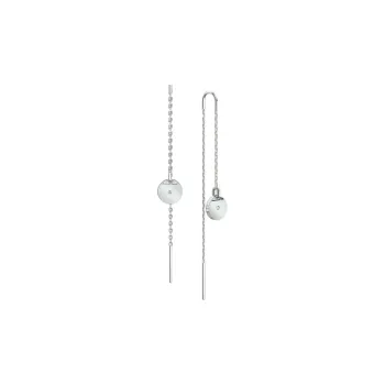 Swarovski Ginger Drop Earrings Women's Silver