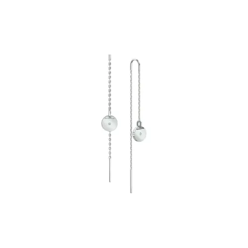 Swarovski Drop Earrings Women's Silver