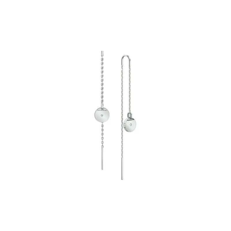 Swarovski Ginger Drop Earrings Women's Silver-0