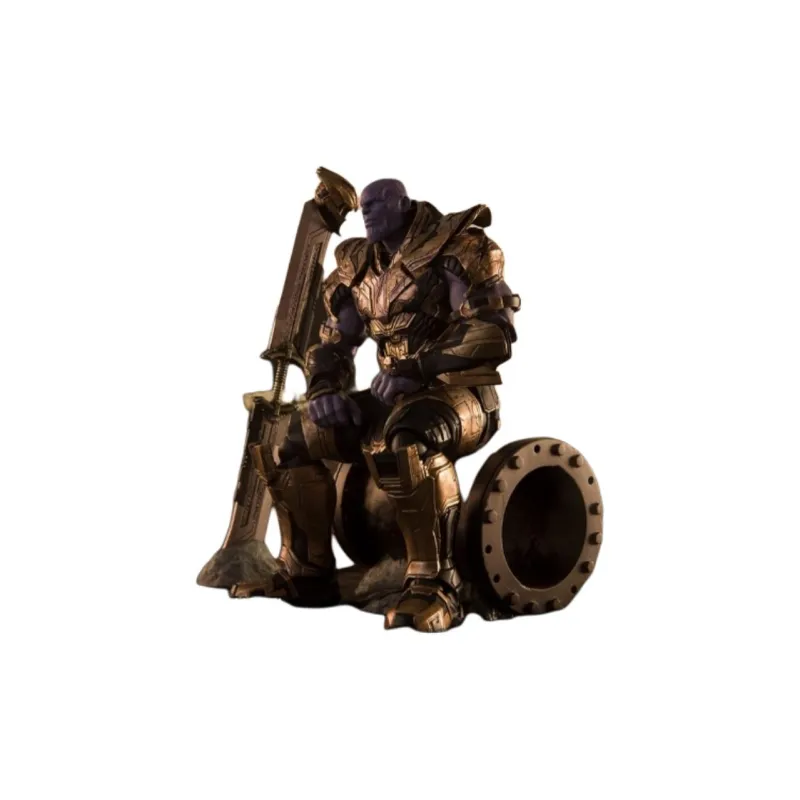 BANDAI S.H.Figuarts Avengers Endgame Thanos Final Battle Edition Action Figure Gold-5
