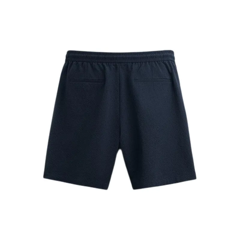 ZARA Casual Shorts Men Blue-1