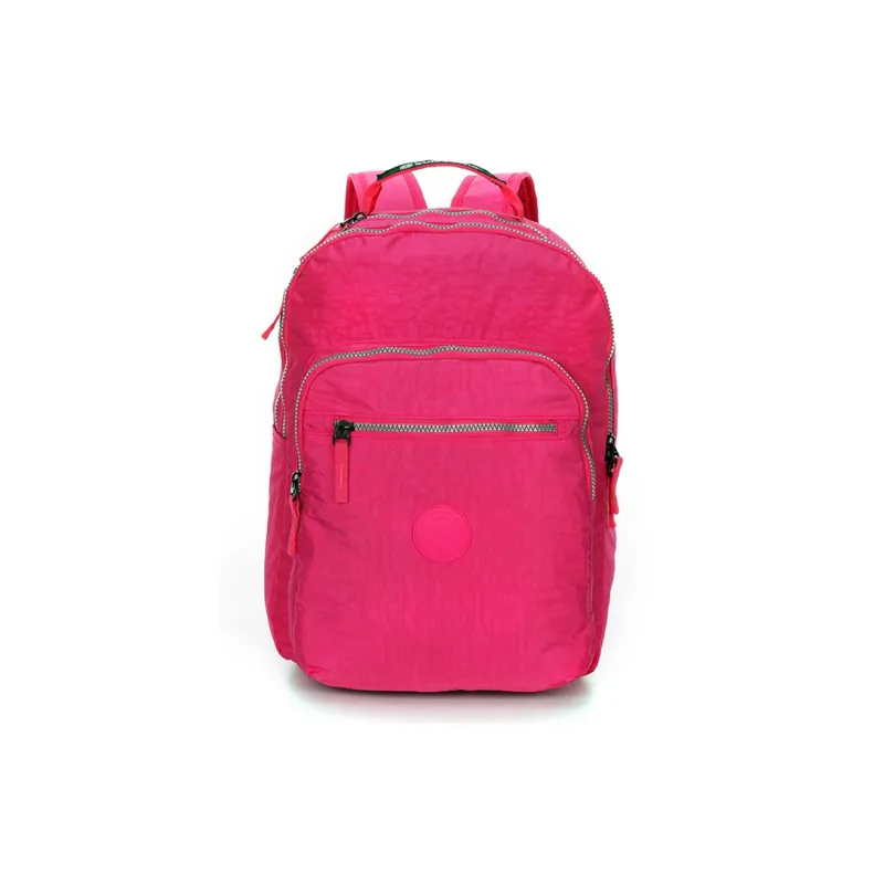 SUISSEWIN Polyester Students' Laptop Backpack Regular Unisex Green/Black/Rose Red-13
