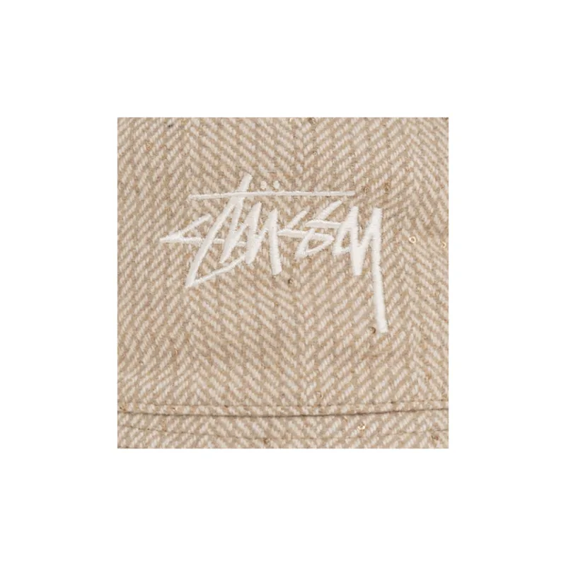 Stussy Wool Bucket Hats Men's Beige-2