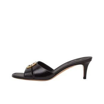 FENDI FFold Logo Plaque Sandals Women's