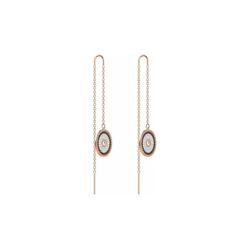 Swarovski Lollypop Metal Drop Earrings Women's Rose Gold-1