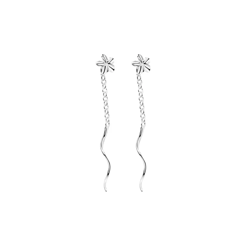 Sanpowa 925 Sterling Silver Drop Earrings Women's-0