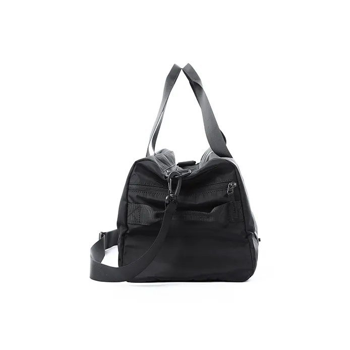 DOSRFINI Oxford Travel Bag Regular Unisex Black/Apricot White-14