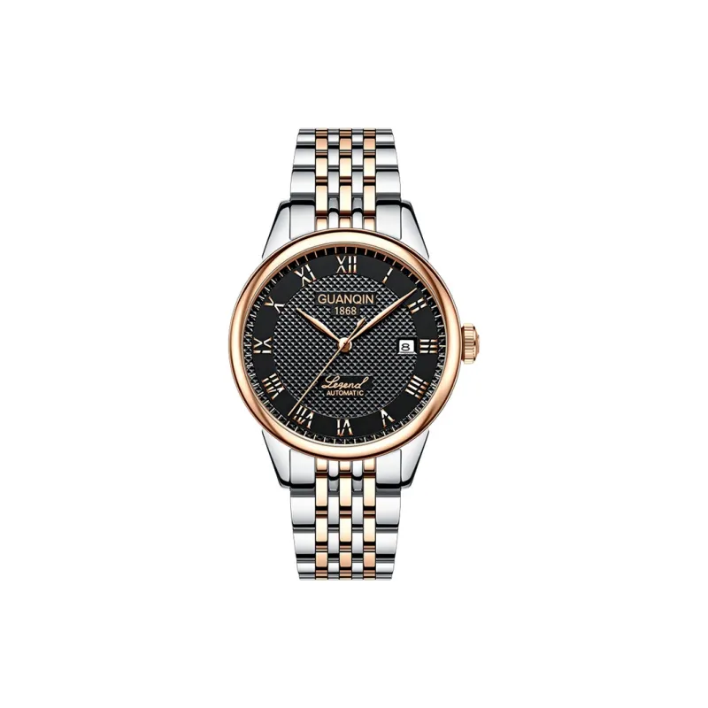 GUANQIN GQ18918 Mechanical Movement Stainless Steel Watchband Watch Men's Watches White Dial-8