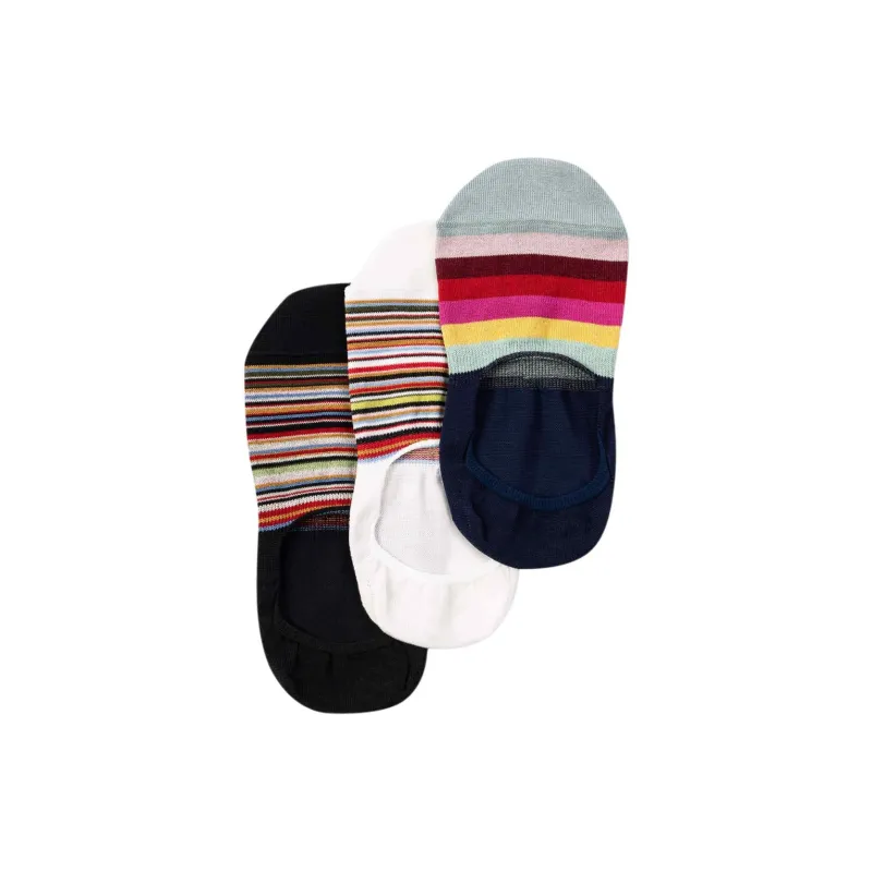 Paul Smith No-Show Socks Women's 3 Pack Multicolor-0