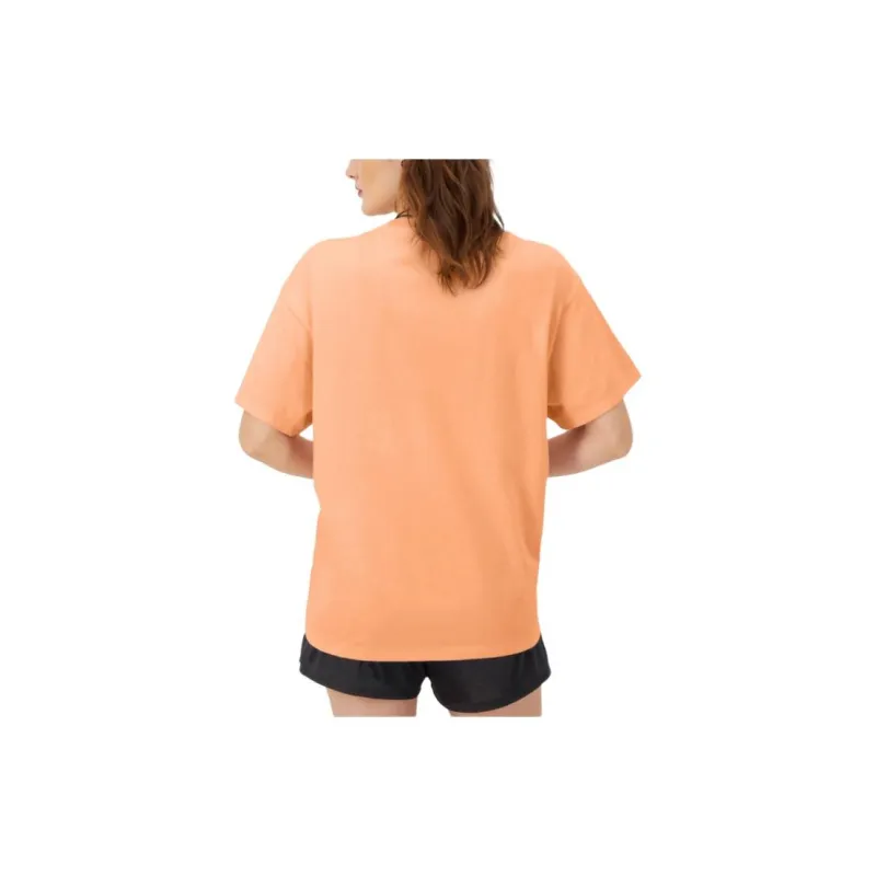 Champion SS24 Drop Shoulder Sleeve T-Shirt Women's Orange-1