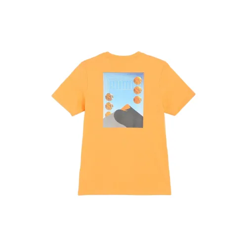 PUMA T-Shirts Men Mandarin Orange