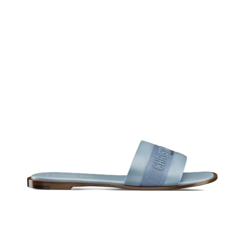 DIOR Slide Slippers Women's Light Blue-1