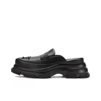 Both Gao Eva Wrap toe Slippers Women's Black