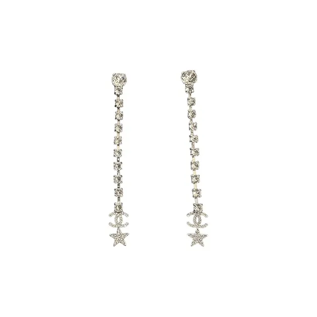 CHANEL 2020 Cc Rhinestone Earrings-0