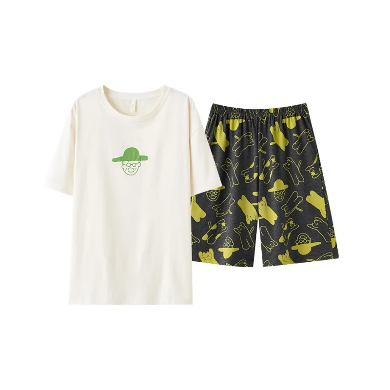 PBENO PD Pajama Set Men's Pure White-0