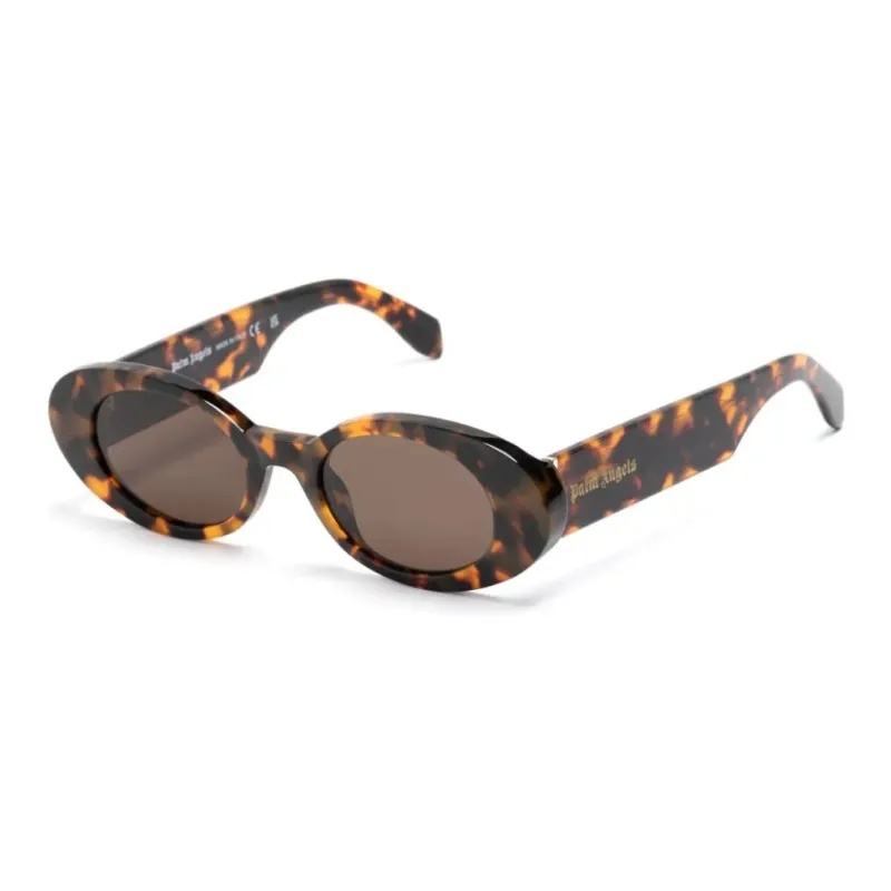 PALM ANGELS Gilroy Oval frame Sunglasses-0