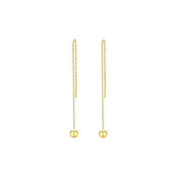 LIANDUO Titanium Steel Drop Earrings Women's Gold