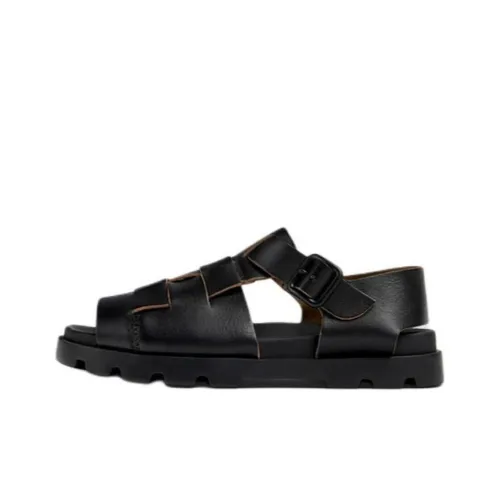 CAMPER Merco Woven Leather Sandals