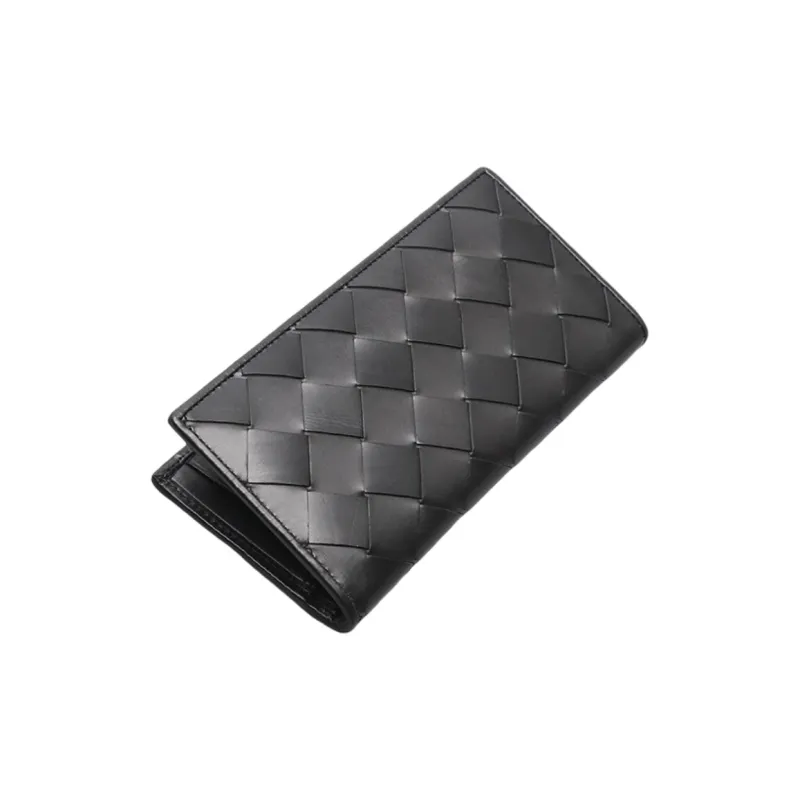 CMLZIUA Cow Leather Wallet Unisex Black-2