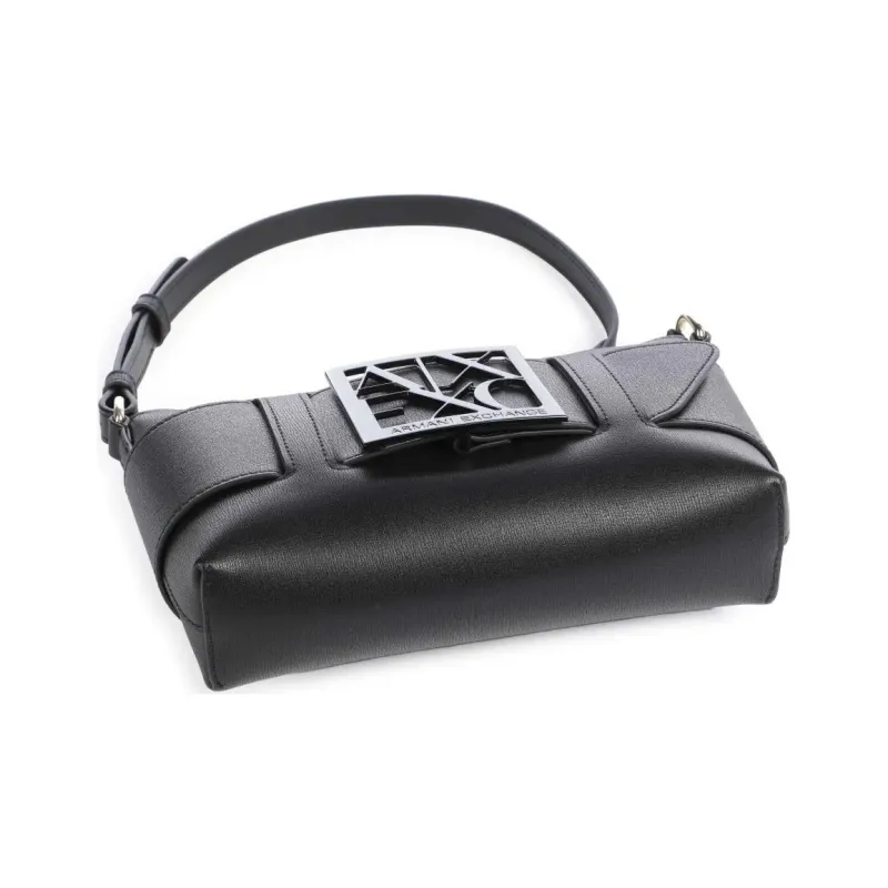 ARMANI EXCHANGE Synthetic Leather Handbag Shoulder Bag Women's Black-2