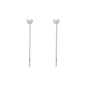 LIANDUO S999 Fine Silver Drop Earrings Women's