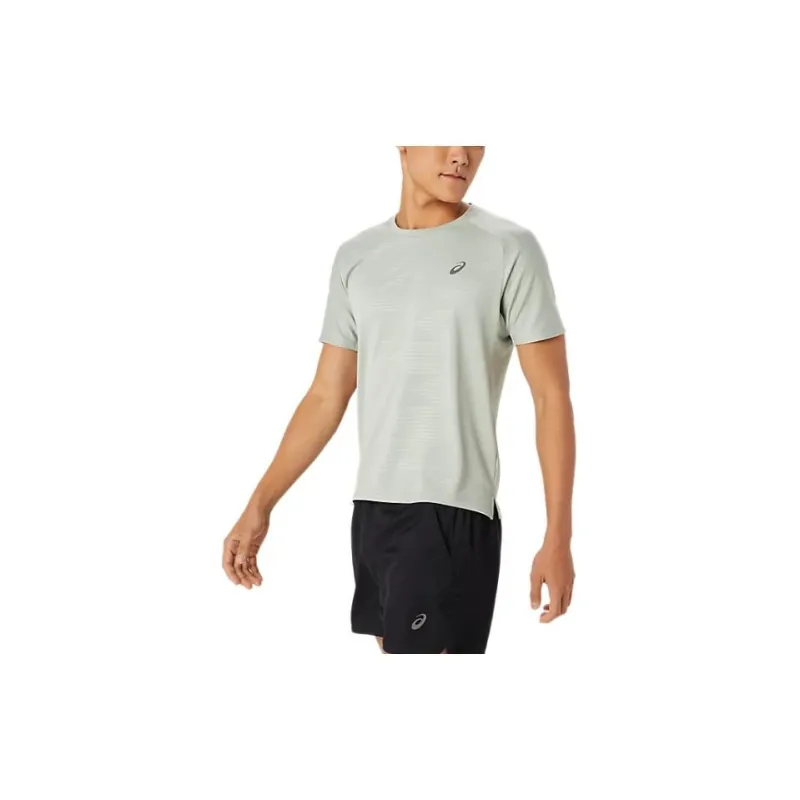 Asics T Shirts Men Gray-2