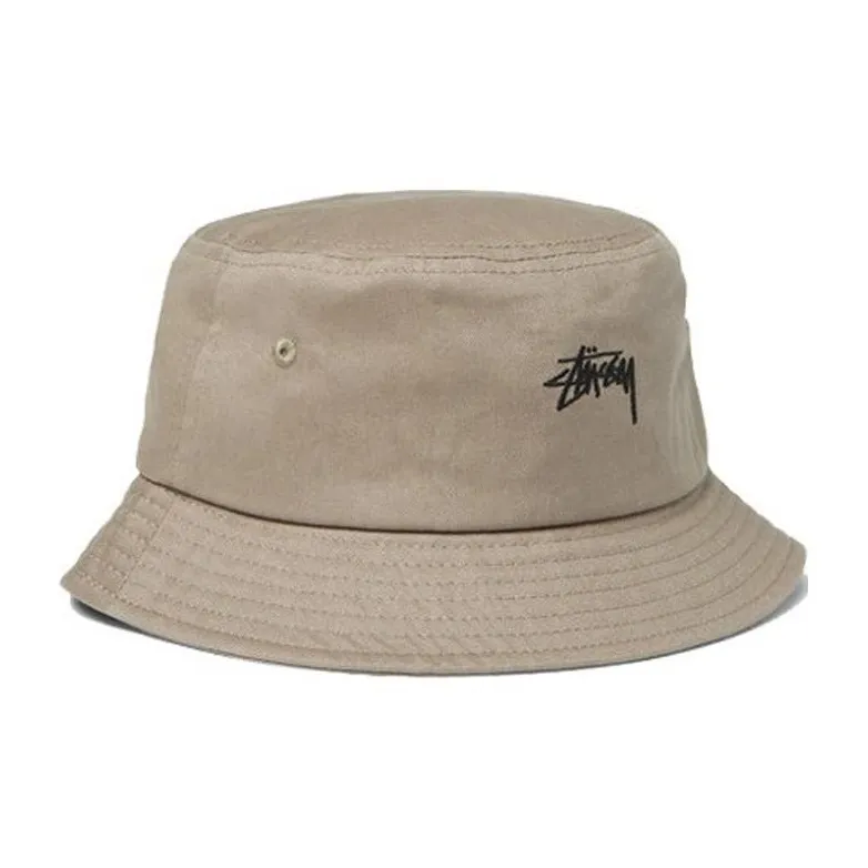 Stussy Cotton Bucket Hats Men's Black/Umber/Beige Blue/Orange-1