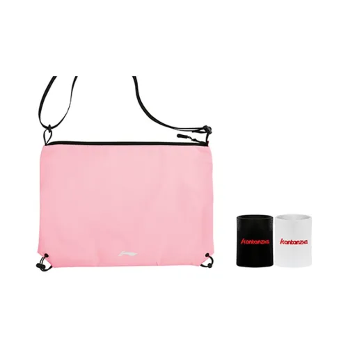 LINING Crossbody Bags Pink+KTZ Random Color Wristbands