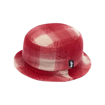 Stussy Polyester Bucket Hats Unisex Red