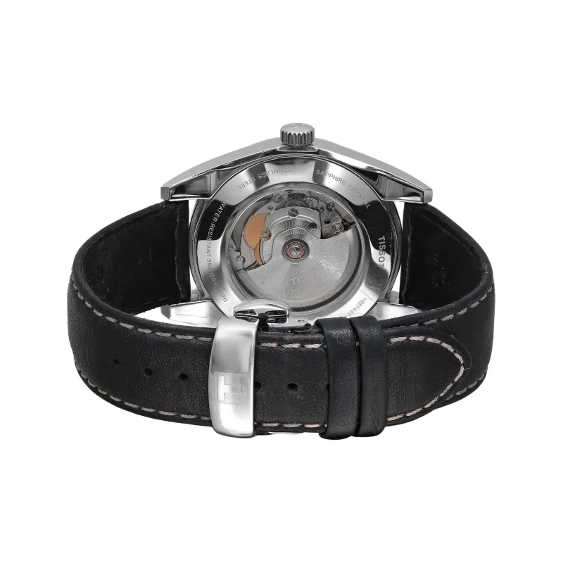 TISSOT Mechanical Movement Men's Watch Black Dial-2