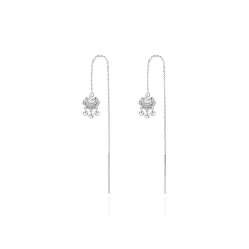 Muyan Drop Earrings Women's Peace Lock Drop Earrings